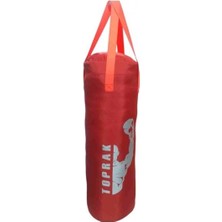 Epilons Boks Torbası Eldiven ve Karabina Hediyeli Içi Dolu 60X22CM Kırmızı