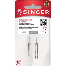 Epilons Çift Iğne 3mm. (2'li Blister/14 No.)