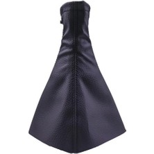 Epilons Tüm Araçlara Uyumlu Vites Körüğü Siyah Deri Siyah Dikiş