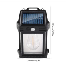Epilons Yeni̇ Nesil Suya Dayanıklı Hareket Sensörlü Güneş Enerjili Solar LED Dış Mekan Bahçe Lambası