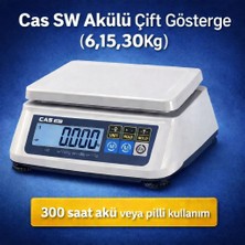 Agt Cas Sw-Iıcr (30 Kg) Akülü Tek Gösterge 5 gr