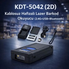 KDT KDT-5042 (2d) Kablosuz Hafızalı Lazer Barkod Okuyucu