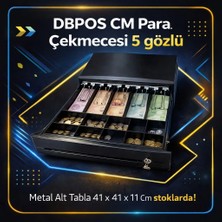 Dr Barkod Metal Para Çekmecesi 5 Gözlü Metal Mekanizma  CM-410
