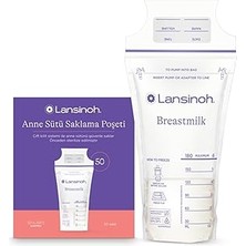 Starseven Lansinoh Anne Sütü Saklama Poşeti 50 Adet
