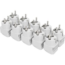 Ultratekno Ingiliz Fişi Çevirici 220V Fiş Priz Dönüştürücü 10'lu