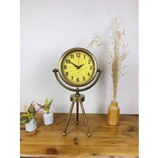 Epilons Eskitme Metal Mini Tripod Vira Masa Saati 45×26 cm