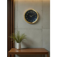 Epilons Golden Night Luxury 40 cm Metal Duvar Saati
