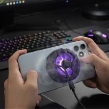 Epilons Z&k Market® Manyetik Telefon ve Tablet Soğutucu – Güçlü Sessiz Fanlı, Hızlı Isı Dağıtıcı Ciha