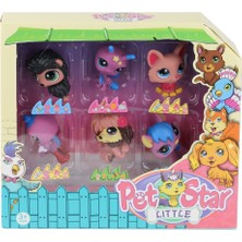 NessiWorld KZL-3046A4 Pet Star 6'lı Miniş Seti -Kızılkaya Oyuncak