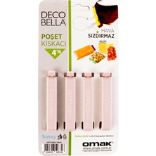 Decobella ® 4 'Lü Poşet Kıskacı