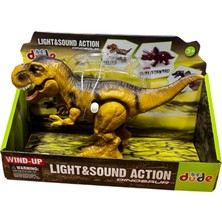 NessiWorld SH40652 Kurmalı Işıklı Sesli Yürüyen Dinozor -Zrv