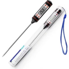 Epilons Dijital Gida Termometresi - Yogurt Süt Su Mama Et ve Yiyecek Sicaklik Yemek Isi Ölçer Paslanmaz