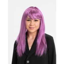 Vexor Rose Pembe Düz Kesim Peruk