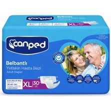 Canped 30'lu Xl Beden Belbantlı Hasta Bezi