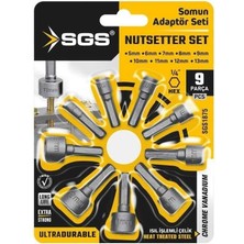 Aylina Mey Ithalat® Sgs 1875 Somun Adaptör Seti 9 Parça