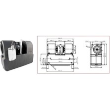 KORMAS 24V KALORİFER ÜNİTESİ KOMPLE (BLOWER) (TEK DEVİR)