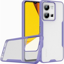 Braventa Collection Nevarium Vivo Y35 Kılıf Kamera Korumalı Arkası Mat Parfe Silikon