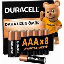 Hype Store Aaa Alkalim Ince Pil (8’li Paket) 1,5 V LR03/MN2400