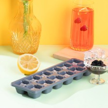 Hype Store 159 Antrasit Buz Kalıbı 12 Bölmeli - Renkli Barista Kokteyl Buz Kalıbı 12'li Buzluk Kalıbı