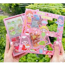 Hype Store Guguk Girl Temalı 100 Yaprak 4 Bölmeli Sticker Seti • Bullet Journal