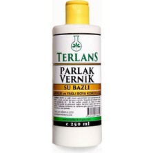 Hype Store Terlans Su Bazlı Parlak Vernik 250 ml Akrilik ve Yağlı Boya Koruyucu