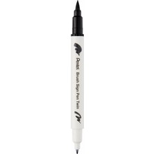 Hype Store Pentel Brush Sing Pen Twin Çift Taraflı Fırça Uçlu Kalem Siyah