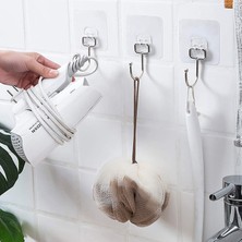 Braventa Collection Alper Banyo Için Krom Güçlü Yapışkan Kancalar Yapışkanlı Askılar Mutfak Ev Ofis Için Duvar Askıları