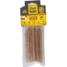 Braventa Collection Gerçek Deriden Kalın Burgu Çubuk, THICKX12PCS., Natural