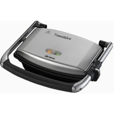 Hype Store Izgara ve Tost Makinesi 1911/10 - Grill Toast Machine, 1000 Watt, Yapışmaz Çizgili Plaka