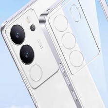 Hype Store Vivo V29 5g ile Uyumlu Kılıf Kamera Korumalı Şeffaf Silikon Kapak (Vivo V29 5g ile Uyumlu, Kamera Ko