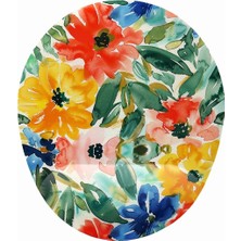 Hype Store Iyi Fikirler Suluboya Çiçek Desenli Bilek Destekli Mouse Pad
