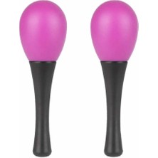 Hype Store ORF-MRC-06PL Örf Aletleri Mor Marakas Plastik Maracas 2 Adet (Çift)