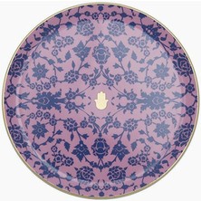 Hype Store Glamorous Pembe Düz Tabak, 24 cm