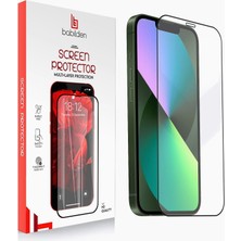 Braventa Collection Babilden iPhone 13 / iPhone 13 Pro/iphone 14 Ekran Koruyucu Tam Kapsamlı Koruyucu Cam Slim Fit 2 Ade