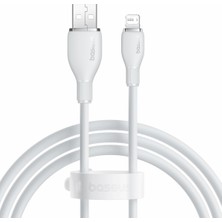 Hype Store Pudding Hızlı Şarj Özellikli Lightning Kablo 2.4A, 1.2 Metre, Beyaz