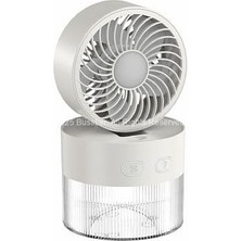 Hype Store Su Hazneli, Soğuk Buhar Üfleyen Masaüstü Vantilatör, Sessiz Mini Klima Fanı, 3 Kademeli Hız Ayarlı,