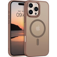 Hype Store iPhone 16 Pro Için Telefon Kılıfı Magsafe ile Uyumlu Kamera Korumalı Mat Şeffaf Görünümlü iPhone Tel