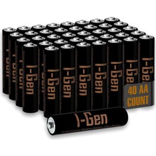 Hype Store I-Gen A114 Ultra Alkalin Aa Kalem Pil 40'lı Paket Lr6 1.5V