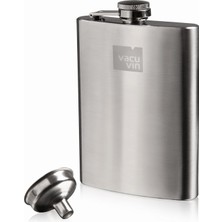 Hype Store Vacu Vin Cep Şişesi ve Huni Fırçalanmış Çelikten