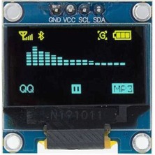 Hype Store Sanec OLED 0.96 Inç 128X64 Piksel Ekran Modülü - Mavi Sarı