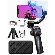 Braventa Collection Hohem Isteady M6 Kit 3 Eksenli Cep Telefonu Stabilizatörü, Manyetik Aı Izleyicili Gimbal Akıllı Tele