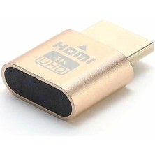 Hype Store 5245 HDMI 4K UHD Dummy Plug Minning Bitcoin Sanal Monitör Ekran Kartı Emülatörü Maksimum Çözünürlük: