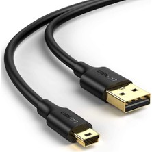 Hype Store 2.0 A Usb-A & Mini-Usb, Şarj ve Data Kablosu, 1.5 Metre, Siyah