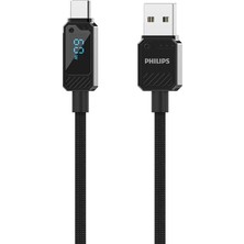 Hype Store DLC5011A Usb-A - Type-C Şarj Kablosu, 60W, Hızlı Şarj, 6A Yüksek Akım, 1 Metre, Naylon Örgülü, Dijit