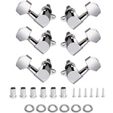 Braventa Collection Ab1-Sl Akustik Gitar Kaliteli Burgu Takımı Yedek Parça Gümüş Renk