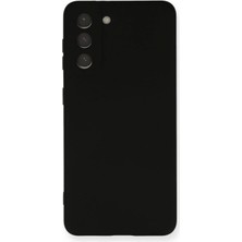 Hype Store Kzy Iletişim S21 Fe ile Uyumlu Kapak Içi Kadife Kamera Korumalı Lansman Silikon Kılıf - Siyah