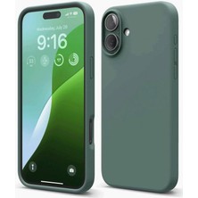 Hype Store Ggm Aksesuar iPhone 16 ile Uyumlu Içi Kadife Dışı Mat Yapıya Sahip Koruma Sağlayan Lansman Silikon K