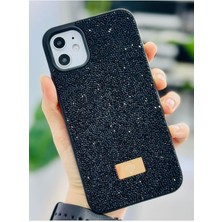 Hype Store Go Aksesuar Iphone 11 ile Uyumlu Elmas Tasarımlı Taşlı Işıltılı Parlak Pırlanta Silikon Kılıf