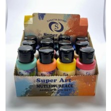 Hype Store Superart Akrilik Boya Seti 12'li 12X50 ml