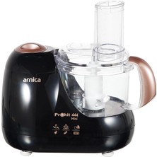 Braventa Collection Arnica Prokit 444 Mini Mutfak Robotu, 600 W, 1 L Hazne, Hamur Karıştırma, Paslanmaz Çelik , Rose